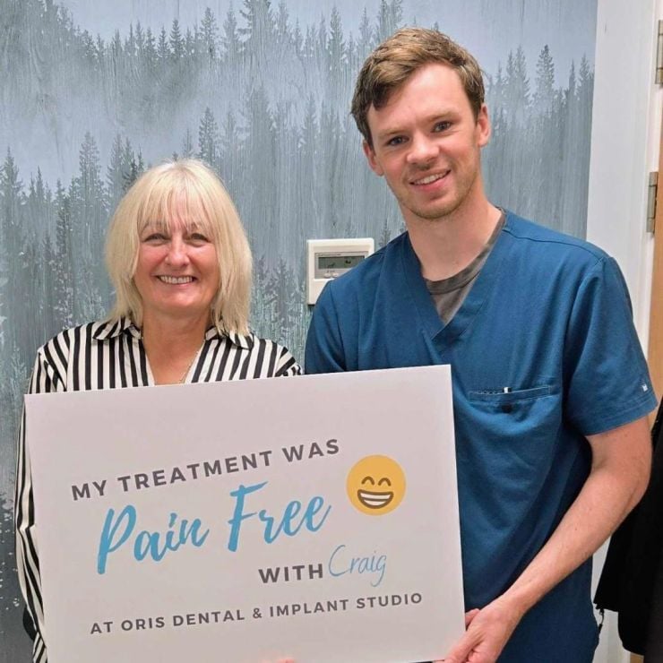 Oris dental pain free selfies